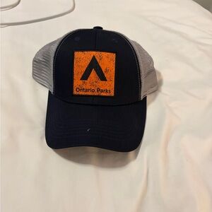 Black and Gray Ontario Parks Trucker Hat